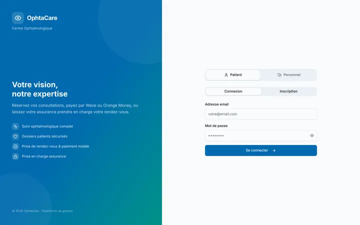 Sign-in for patients and staff